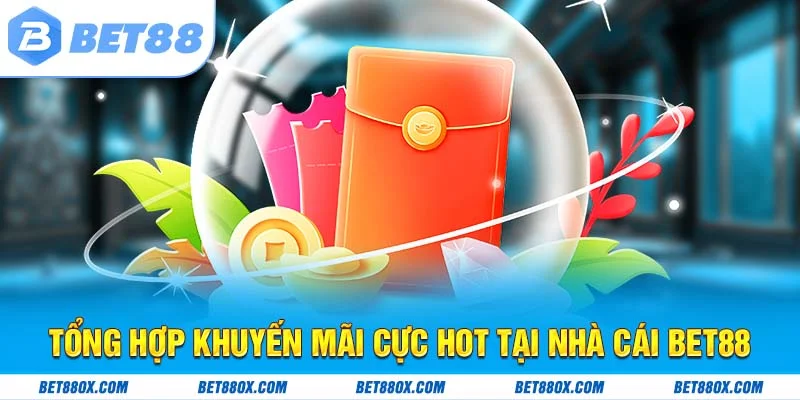 Tổng hợp những khuyến mãi cực hot của nhà cái BET88