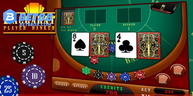 Baccarat là trò chơi đổi thưởng nổi tiếng