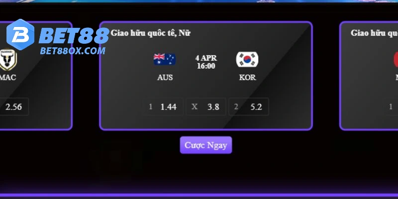 BET88 cập nhật kết quả bóng đá liên tục