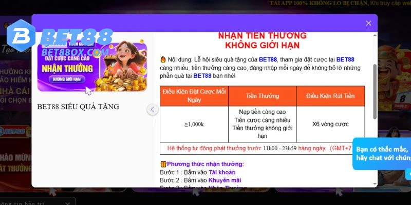 Cược càng nhiều nhận thưởng càng khủng