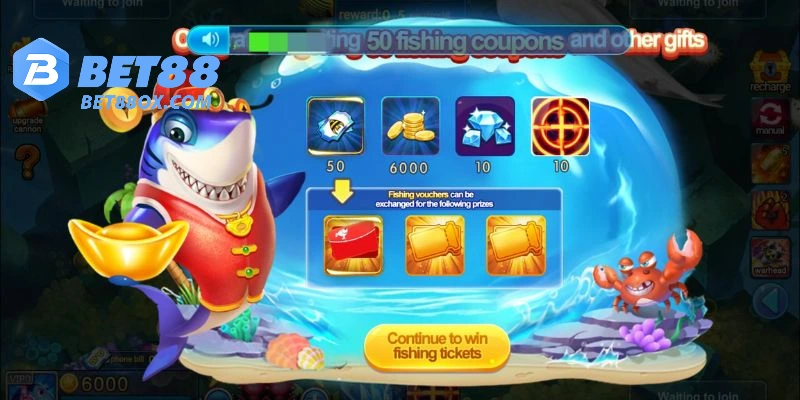 Cách chơi Jackpot Fishing BET88 dễ hiểu