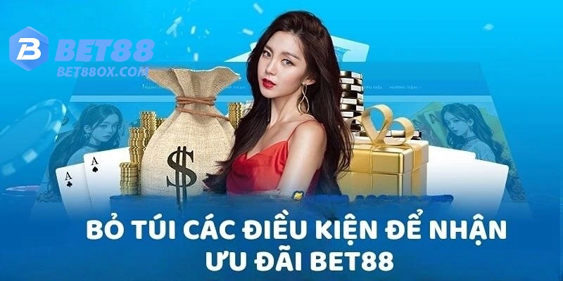 Điều kiện khuyến mãi Bet88 bao gồm cả thời gian và vòng cược