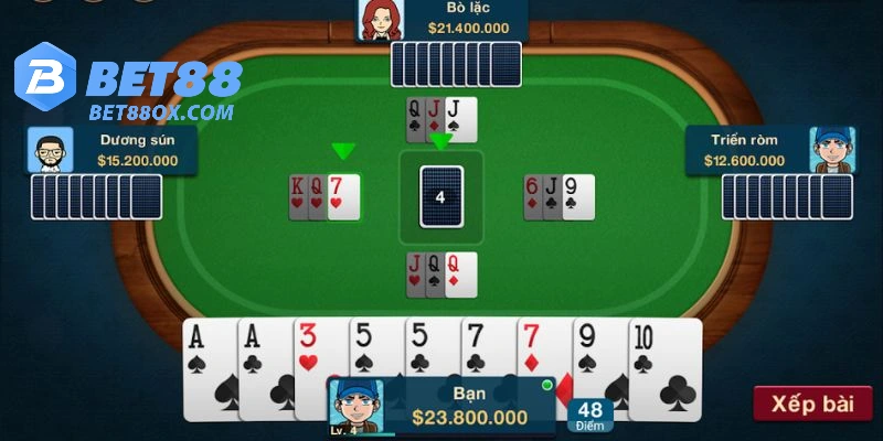 Kết thúc ván game Tá Lả