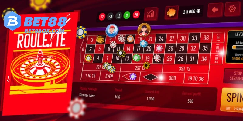 Chơi Roulette BET88 dựa vào dãy số Fibonacci