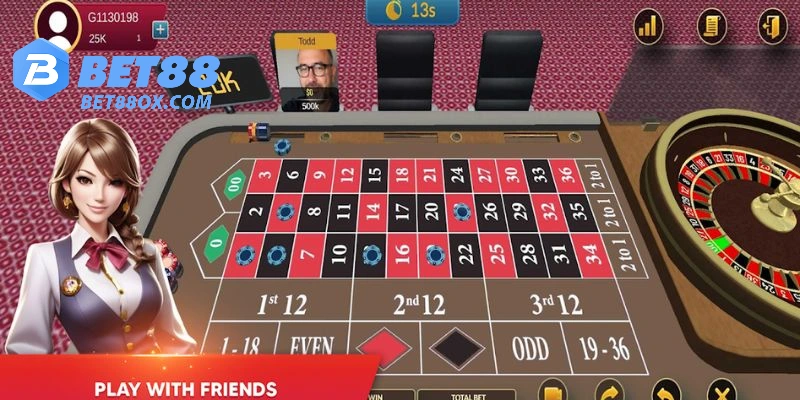 Cửa cược Roulette với tỷ lệ thưởng hậu hĩnh